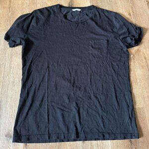 Son of a tailor 100% Suprima Cotton Black Short Sleeve T shirt size M/L